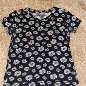 Black and white Hawaiian Shirt